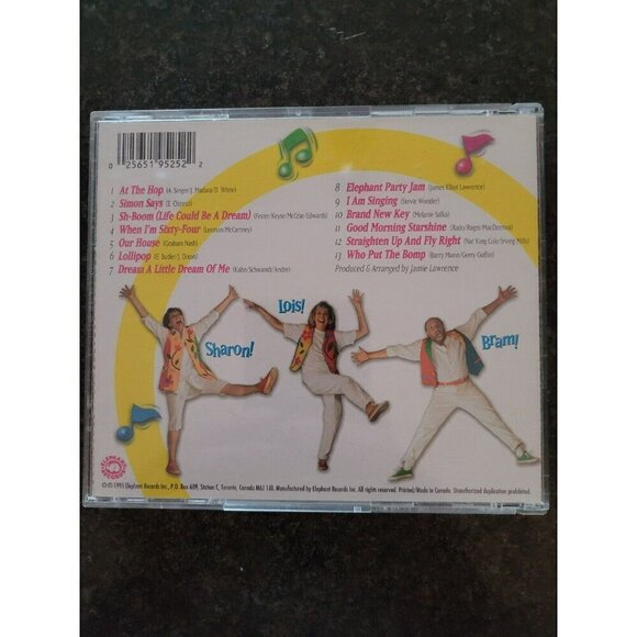 VTG Retro CD Sharon, Lois and Bram Let's Dance! 1995 RARE  kids music TV show - Picture 2 of 3